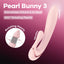 Satisfyer Pearl Bunny 3 USB C Rechargeable Rabbit Vibrator Pink