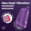 Satisfyer Men Heat Vibration Battery Series Heating & Vibrating Masturbator Purple Satisfyer