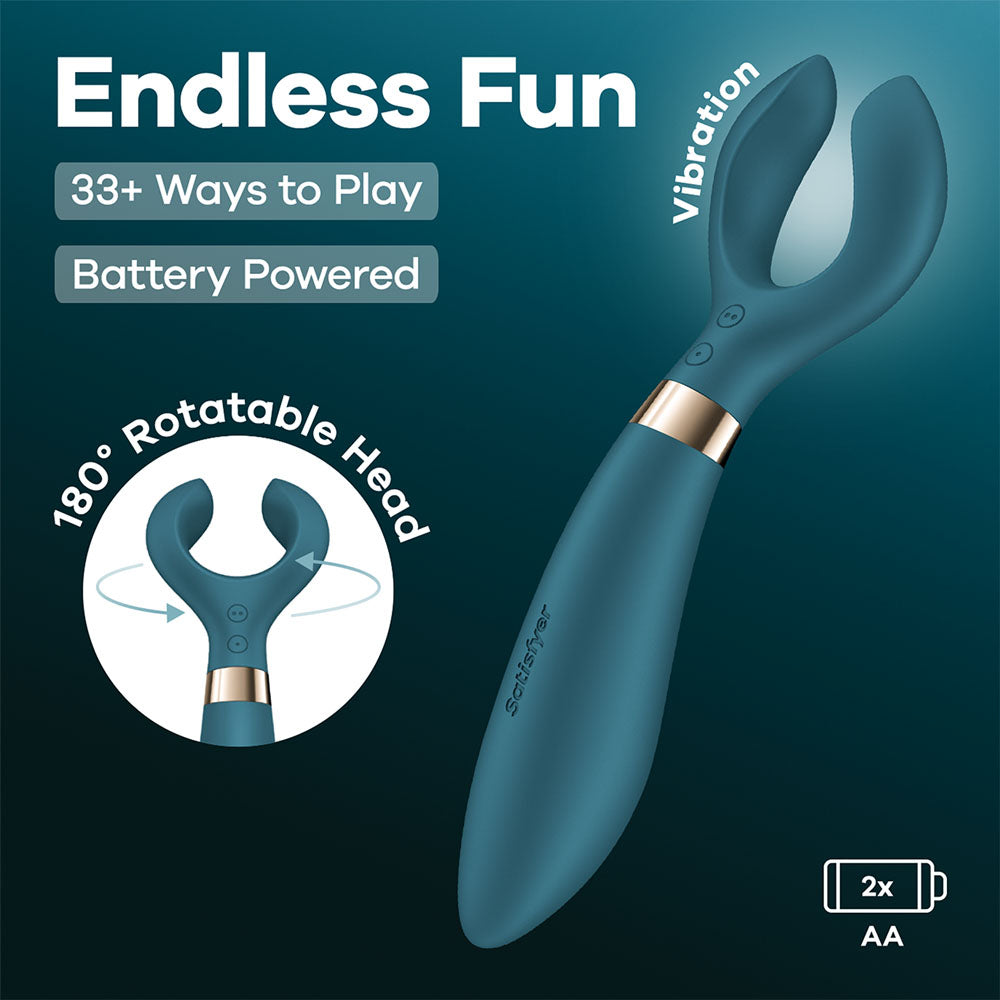 Satisfyer Endless Fun Battery Series Stimulator Green 23.5 cm Satisfyer