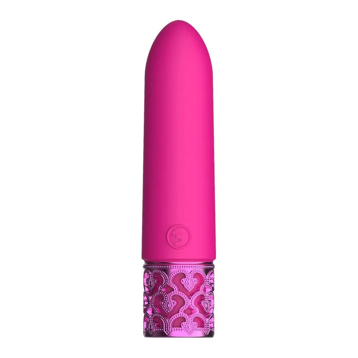 Shots Toys ROYAL GEMS Imperial Silicone Rechargeable Bullet Vibrator Pink Shots Toys