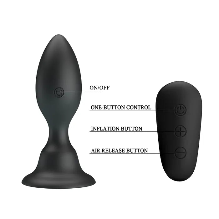 MR PLAY USB Rechargeable Vibrating Butt Plug With Remote Mr Play