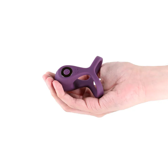 NS Novelties INYA Valiant Berry USB Rechargeable Vibrating Cock Ring Purple Secondary image