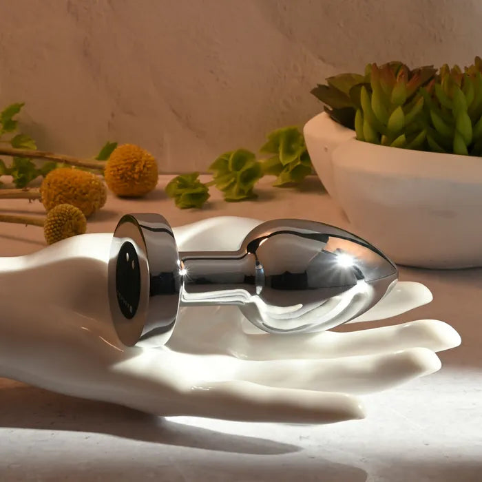 Gender X ROCKIN METAL PLUG USB Rechargeable Vibrating Butt Plug XL Gender X