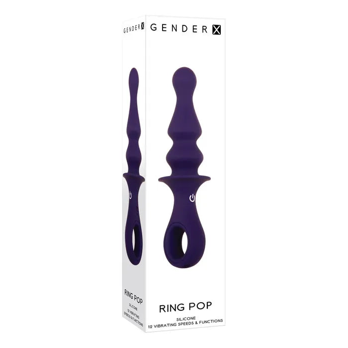 Gender X RING POP USB Rechargeable Vibrating Anal Plug Gender X