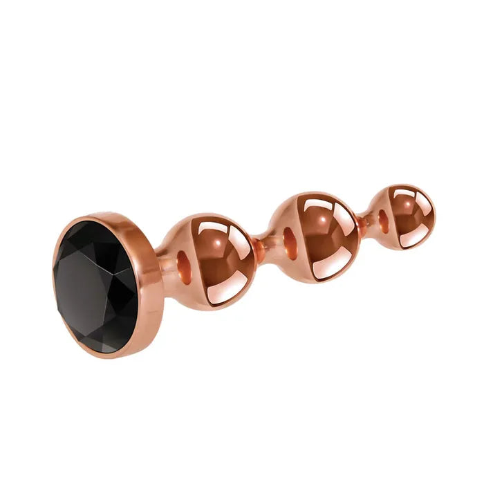 Gender X GOLD DIGGER Butt Plug With Black Gem Base Large Gender X