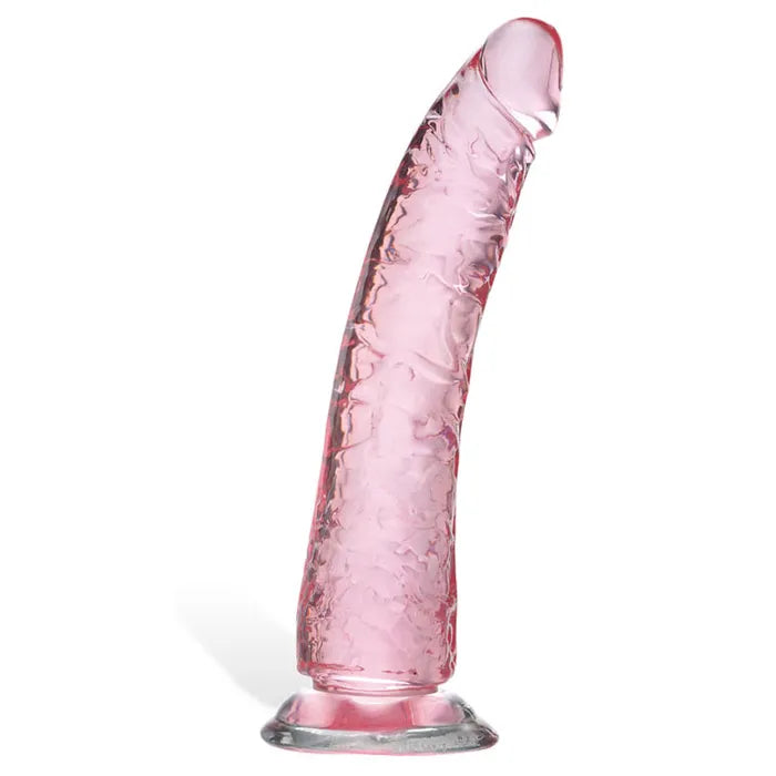 Adam & Eve Pink Jelly Realistic Dildo 8 Inch Pink Adam & Eve