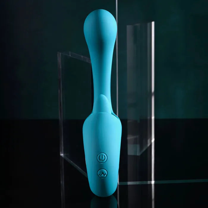 Evolved HOW MANY LICKS USB Rechargeable Vibrator With Flicking Stimulator 17.8cm Evolved