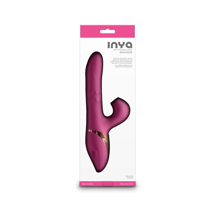 NS Novelties INYA Enamour USB Rechargeable Vibrator With Air Pulse 31.5cm NS Novelties