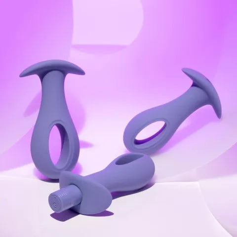 Evolved HOLE PUNCH PLUG SET Butt Plugs With Interchangeable Bullet Set Of 3 Sizes Evolved