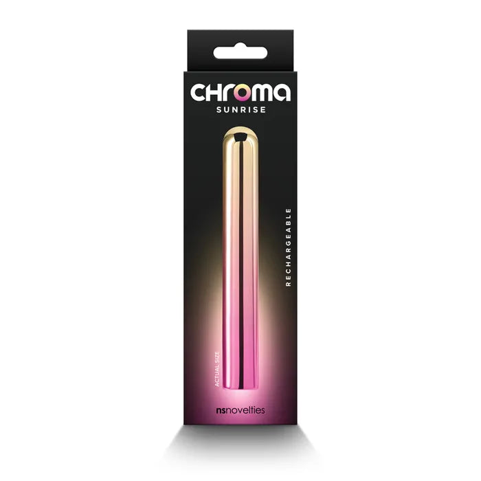 NS Novelties Chroma Sunrise USB Rechargeable Vibrator Large 13.8cm NS Novelties