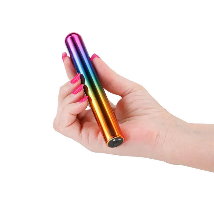 Chroma Metallic Rainbow USB Rechargeable Vibrator 13.8cm NS Novelties