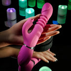 Evolved PINK DRAGON USB Rechargeable Thrusting Rabbit Vibrator 24.2cm Evolved