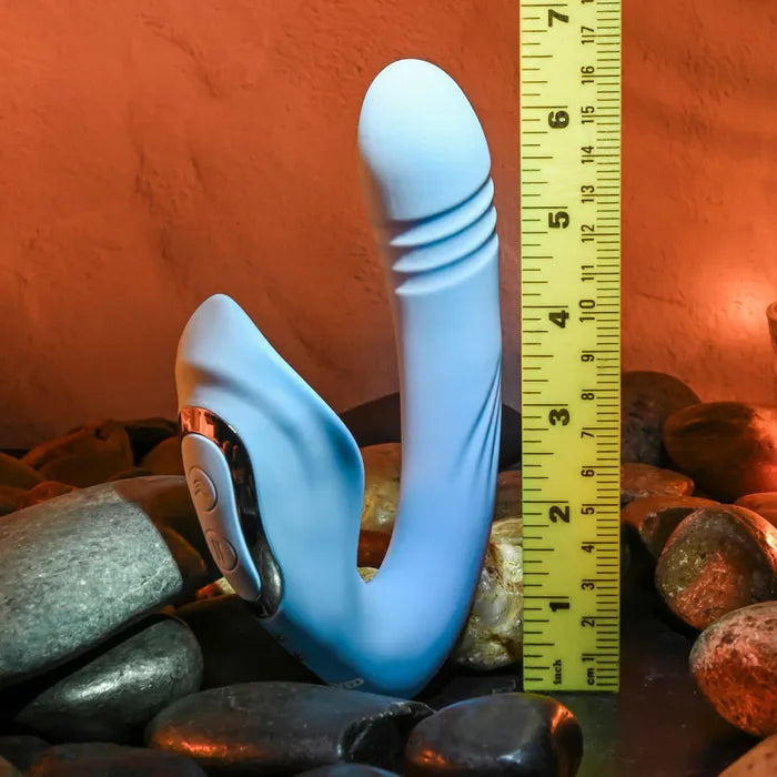 Evolved TAP & THRUST USB Rechargeable Dual Vibrator Evolved