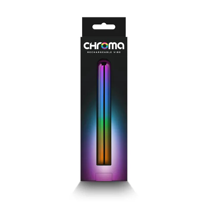 Chroma Metallic Rainbow USB Rechargeable Vibrator 13.8cm NS Novelties