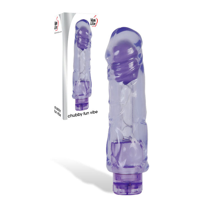 Adam & Eve Chubby Fun Vibe Thick Vibrator 9 Inch Adam & Eve