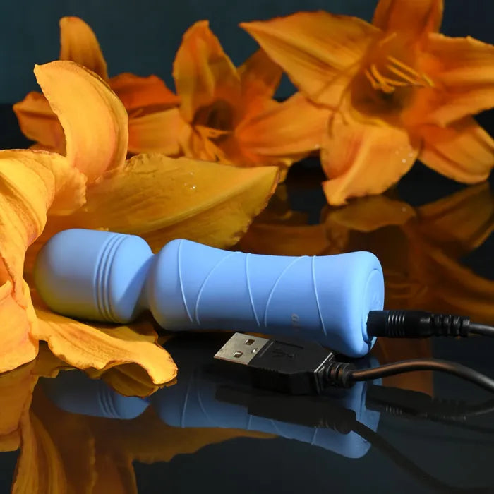 Evolved Out Of The Blue USB Rechargeable Mini Massager Wand 10.5cm Evolved