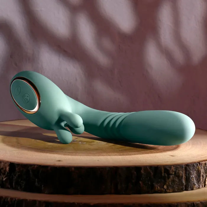 Evolved THRUST INTO ECSTASY USB Rechargeable Thrusting & Rotating Vibrator 21cm Evolved