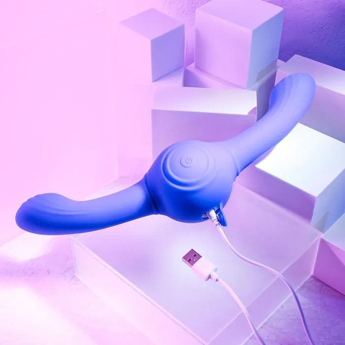 Evolved OUR GYRO VIBE USB Rechargeable Super Double Vibrator 29.5cm Evolved