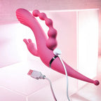 Gender X FOUR BY FOUR USB Rechargeable Multi Vibrator 27.5cm Gender X
