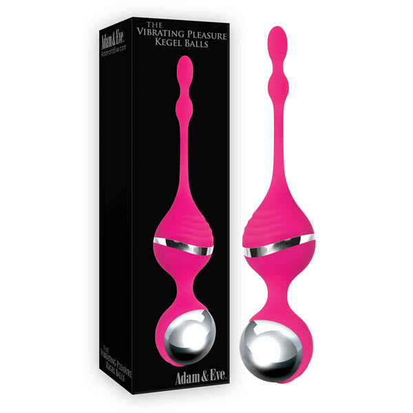 Adam & Eve Vibrating Pleasure Kegel Balls USB Rechargeable Kegel Balls Pink Adam & Eve Main image