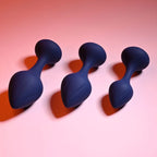 Playboy Pleasure TAIL TRAINER Butt Plugs Set of 3 Sizes Playboy Pleasure