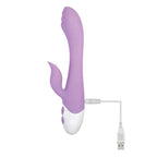 Evolved PLEASING PETAL USB Rechargeable Rabbit Vibrator 19.7cm Evolved