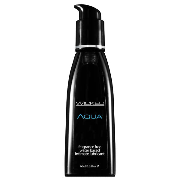 Wicked Aqua - Water Based Lubricant - 60 ml (2 oz) Bottle Wicked