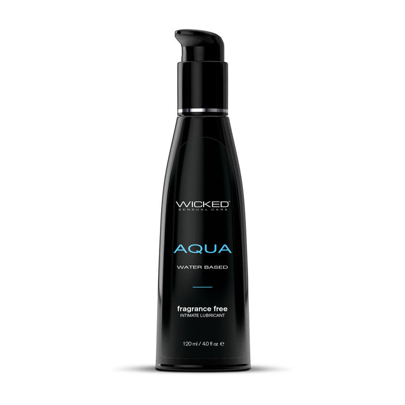 Wicked Aqua Water Based Lubricant 4 Oz Bottle