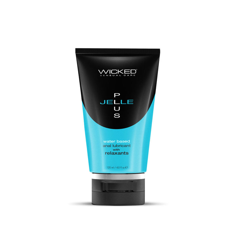 Wicked Jelle Plus Relaxing Water Based Anal Lubricant 120ml Bottle