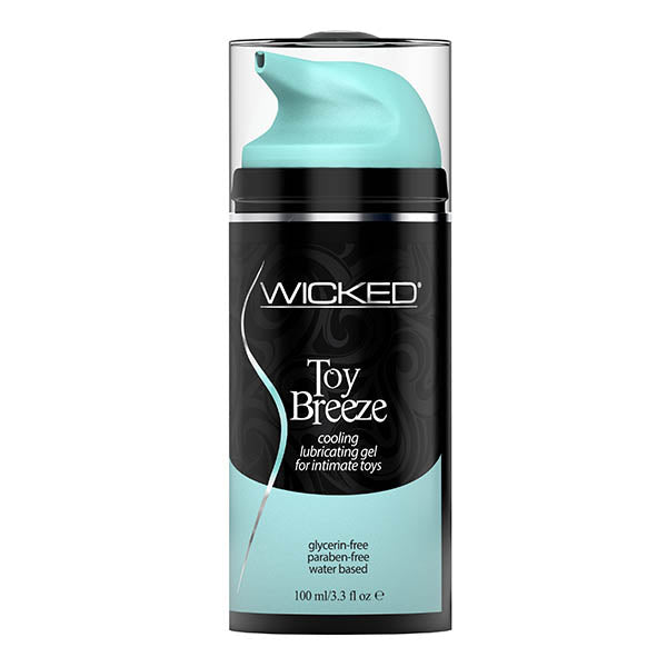 Wicked Toy Breeze Cooling Glycerin Free Water Based Lubricant 3.3 Oz Bottle