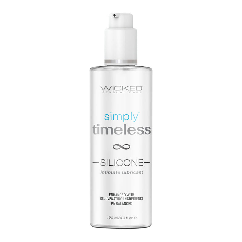 Wicked Simply Timeless Silicone Based Lubricant 4 Oz Bottle