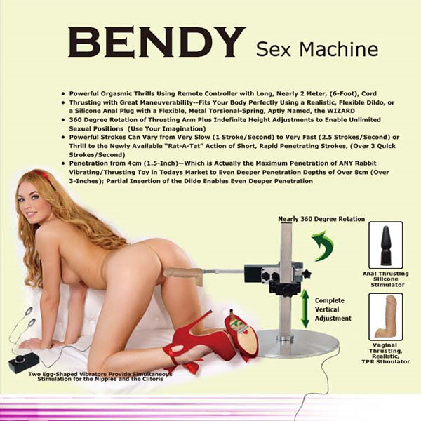 MyWorld Bendy Sex Machine Mains Powered Sex Machine