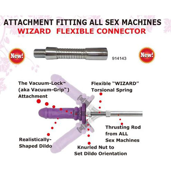 MyWorld Wizard Flexible Connector Attachement For MyWorld Sex Machines