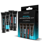 Wicked ANAL ADVENTURE KIT Mixed Jelle Anal Lubricants 30 ml Bottles 4 Pack Wicked