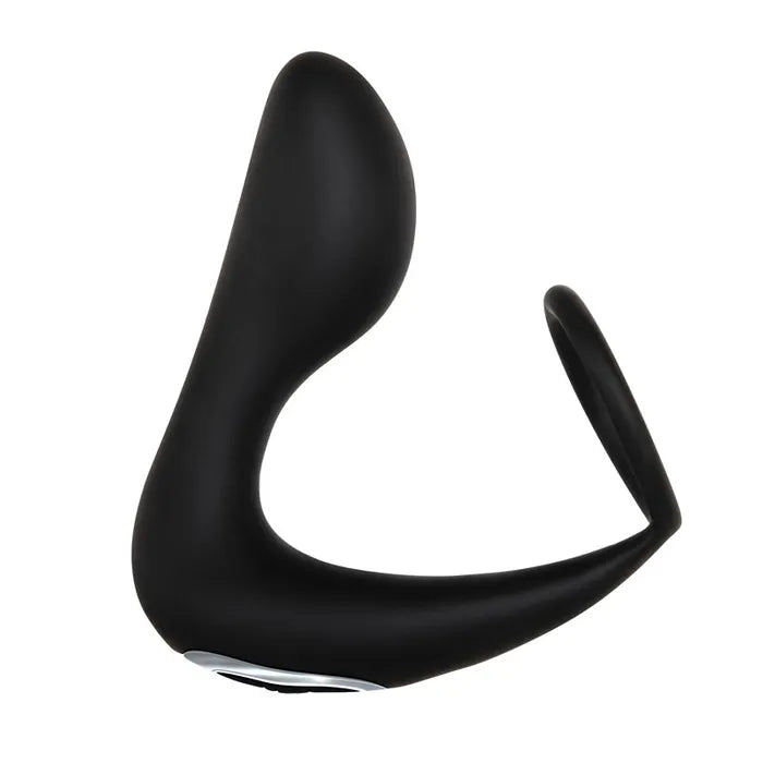 Adam & Eve Adam's Rechargeable Prostate Pleaser & C Ring Rechargeable Anal Plug With Cock Ring Adam & Eve