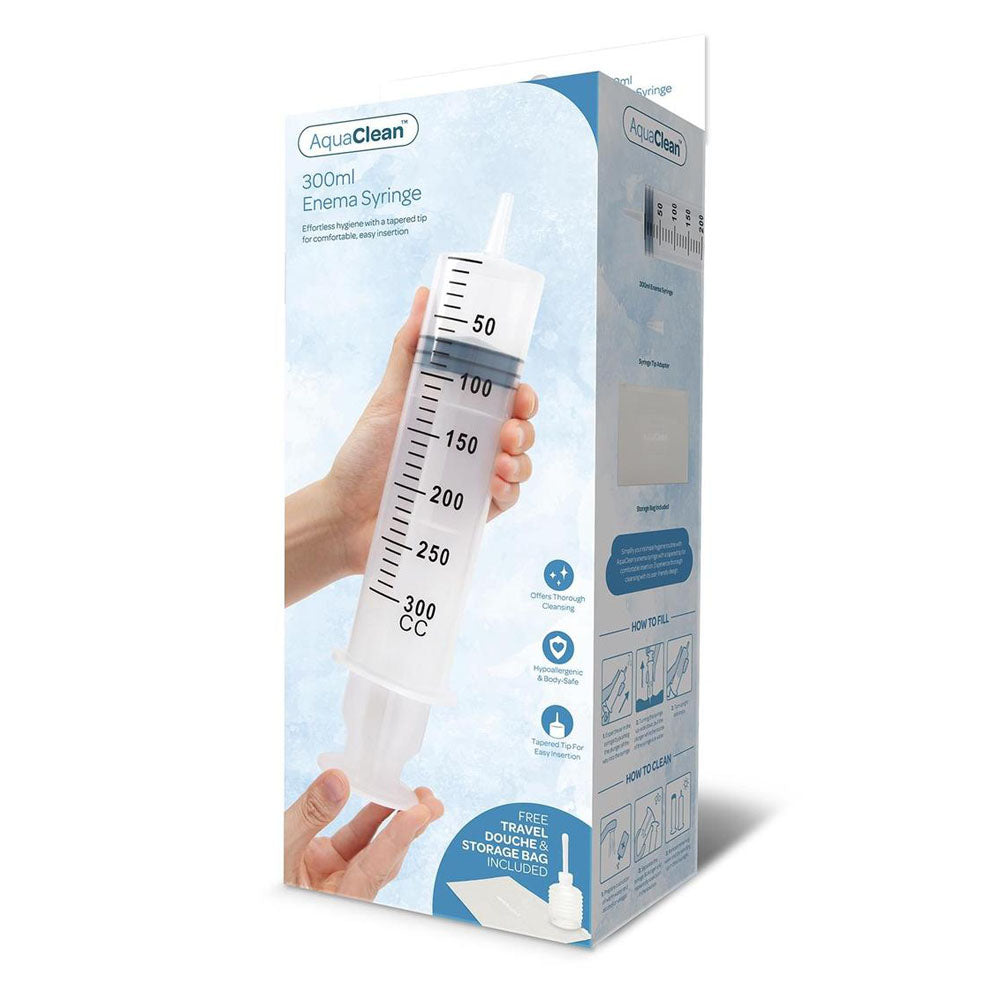 Xgen Products AquaClean Enema Syringe 300ml Capacity With Free Travel Douche Included Xgen Products Main image