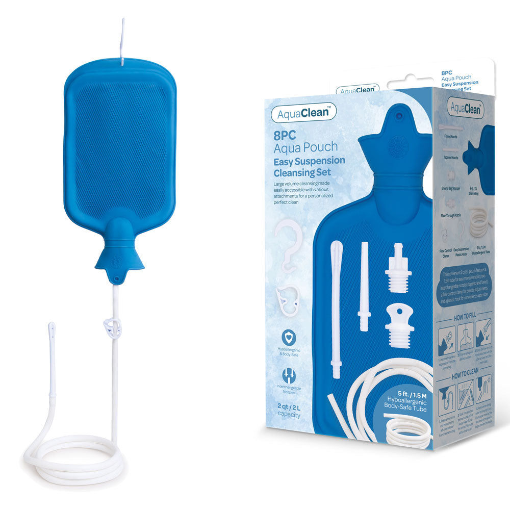 XGEN Products AquaClean Aqua Pouch Easy Suspension Cleaning Set 8 Piece Kit XGEN Products