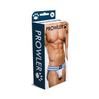 Prowler Open Back Brief Backless Mens Jock Brief White / Blue Medium Prowler