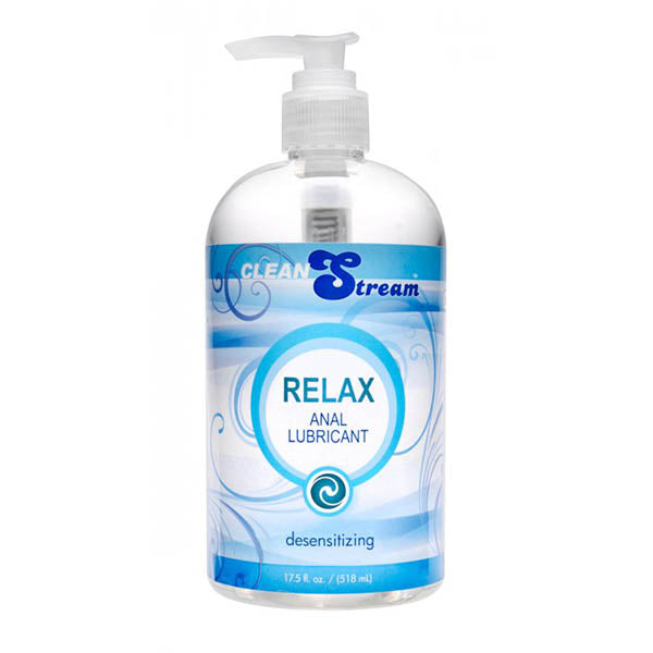 XR Brands CleanStream Relax Desensitising Anal Lubricant 17.5 Oz Pump Bottle