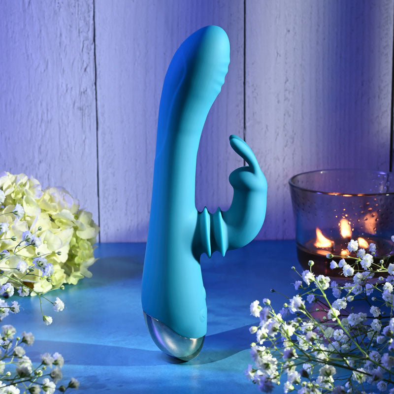 Adam & Eve SHIMMY & SHAKE VELVET RABBIT USB Rechargeable Rabbit Vibrator 22.4cm Secondary image
