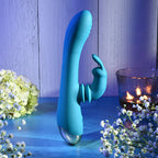 Adam & Eve SHIMMY & SHAKE VELVET RABBIT USB Rechargeable Rabbit Vibrator 22.4cm Adam & Eve