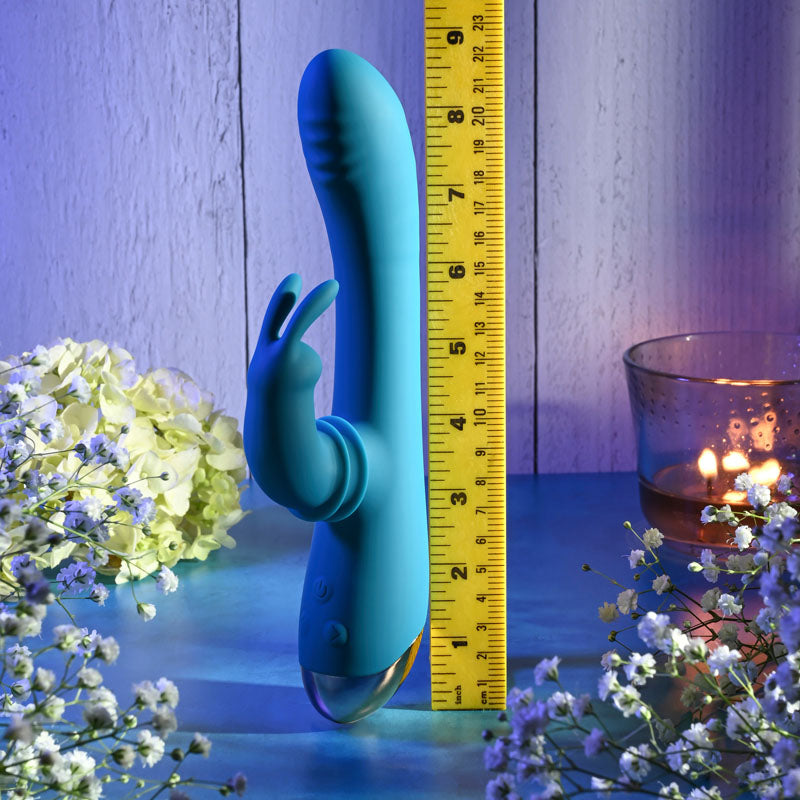 Adam & Eve SHIMMY & SHAKE VELVET RABBIT USB Rechargeable Rabbit Vibrator 22.4cm Adam & Eve