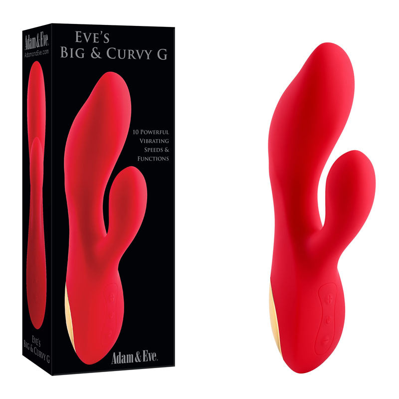 Adam & Eve EVE'S BIG AND CURVY G USB Rechargeable Rabbit Vibrator 19.8cm
