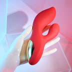 Adam & Eve EVE'S BIG AND CURVY G USB Rechargeable Rabbit Vibrator 19.8cm Adam & Eve