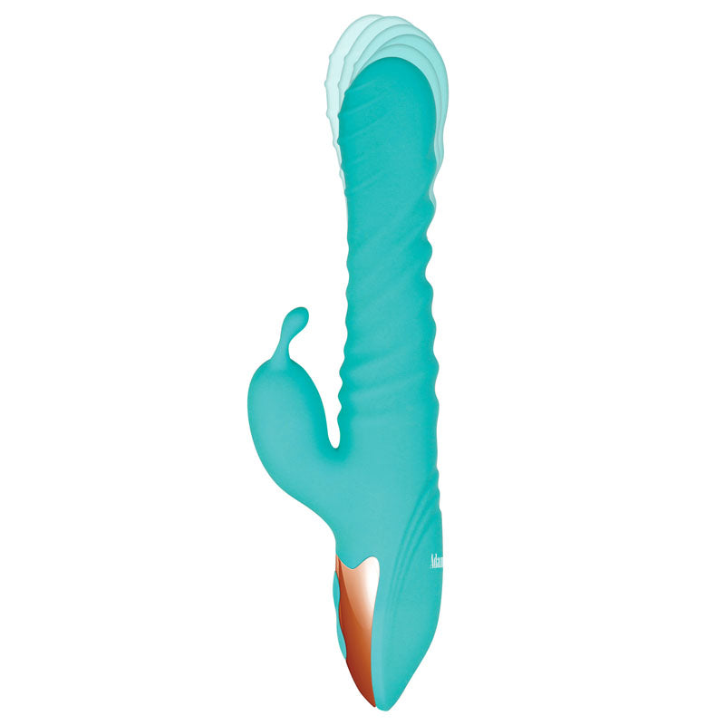 Adam & Eve HEAT ME UP Warming Rabbit Thruster USB Rechargeable Warming Rabbit Vibrator 23.6cm Adam & Eve