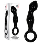 Adam & Eve ADAMS Glass Prostate Massager 16.6cm Black Adam & Eve