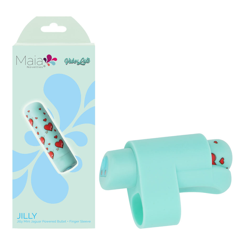 Maia JILLY USB Rechargeable Powerful Finger Stimulator Teal Maia Toys