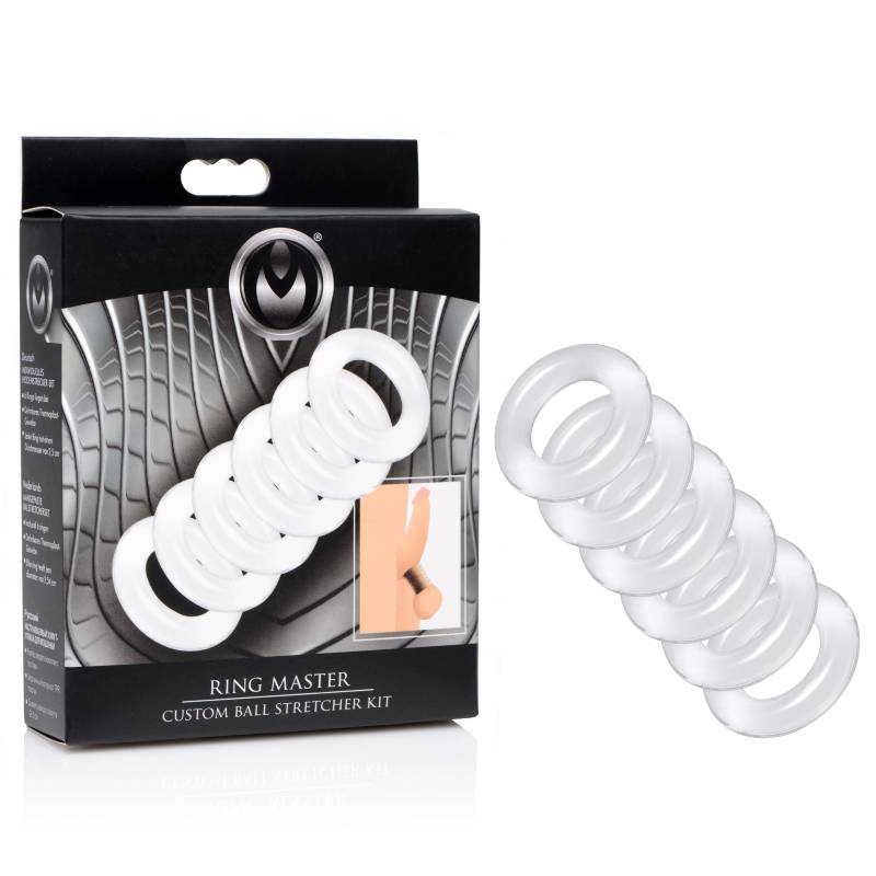 XR Brands Master Series Ring Master Clear Ball Stretcher Kit XR Brands