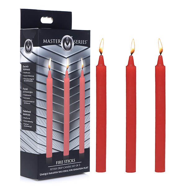 XR Brands Master Series Fetish Drip Candles 3 Pack XR Brands