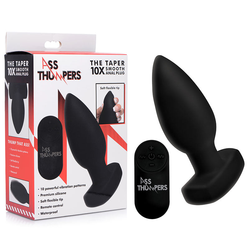 Ass Thumpers The Taper USB Rechargeable Vibrating Butt Plug With Wireless Remote